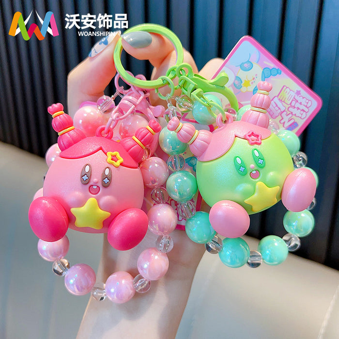 Wholesale Beaded Planet Keychain JDC-KC-GSWA014