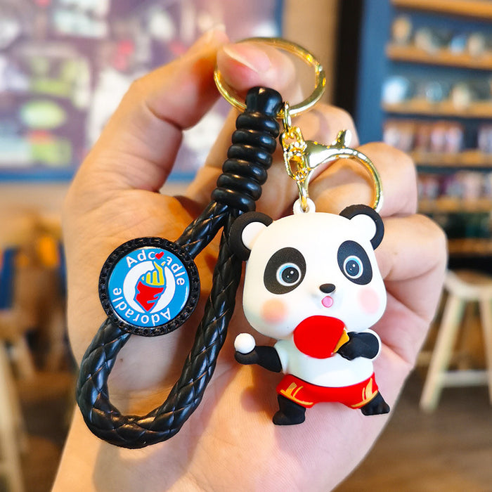 Wholesale Cartoon Doll 3D Rubber Keychain JDC-KC-Tingm068