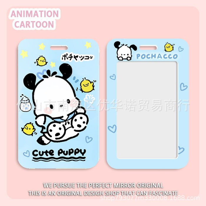 Wholesale Cute cartoon PC material hard case lanyard keychain