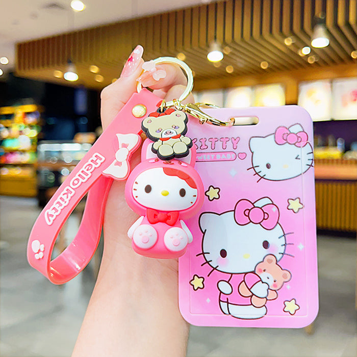 Wholesale Student Campus Meal Card Bus Card Access Card Protective Cover ID Card Cartoon Keychain Pendant Small Gift JDC-KC-YD090