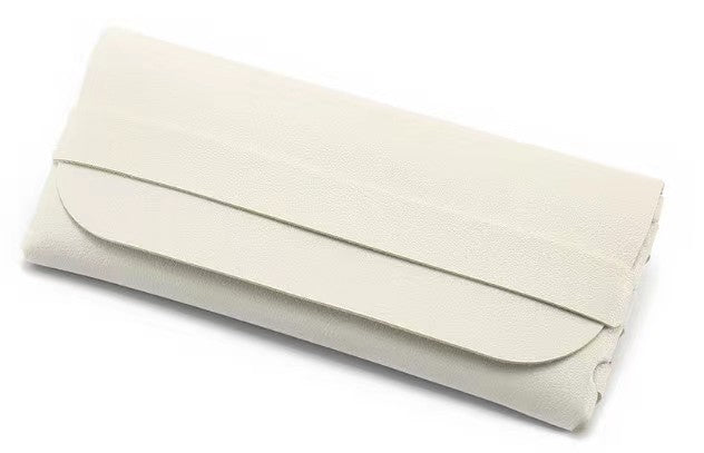 Wholesale Sunglasses PU leather box soft bag Sunglasses box fashionable black handheld portable glasses box