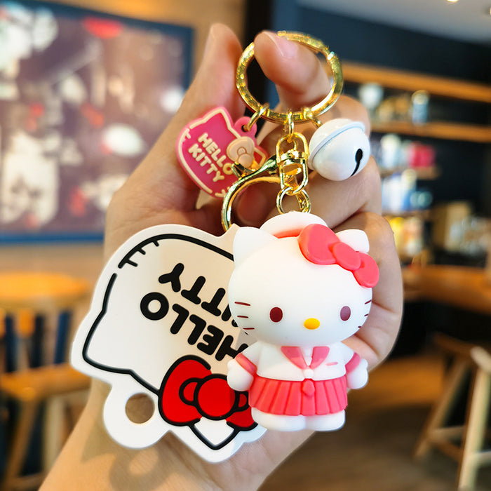 Wholesale Cartoon Doll Silicone Keychain JDC-KC-Tingm235