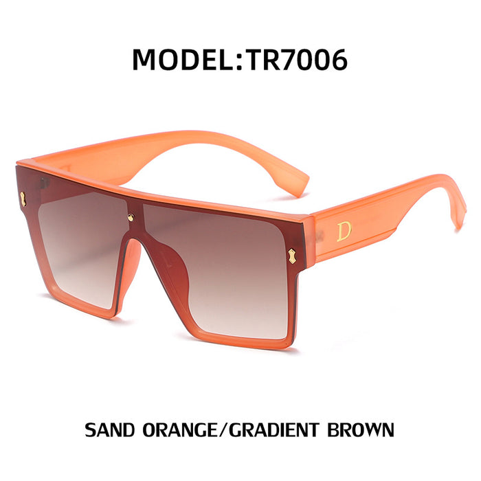 Wholesale Fashion integrated sunglasses with large frame