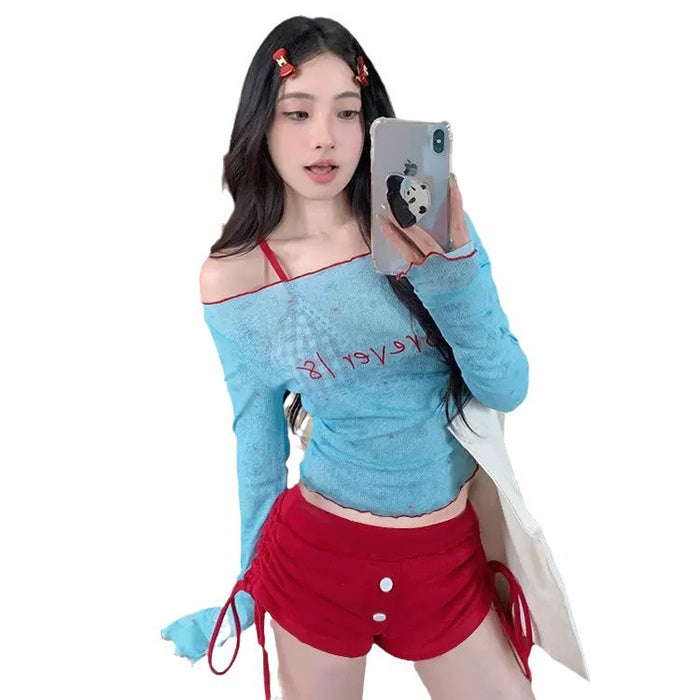 Wholesale Swimsuit women's new outfit, split bikini long sleeved, conservative and high-end swimsuit