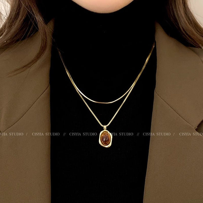 Wholesale Sweater Necklace for Girls Sweater Chain long necklace