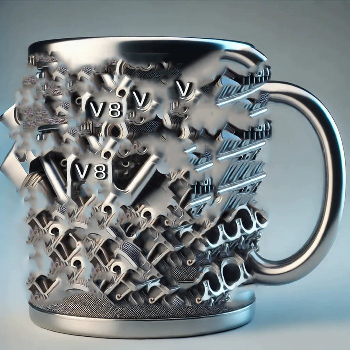 Wholesale Engine V8 cup engine creative mug resin process design cup three-dimensional cup