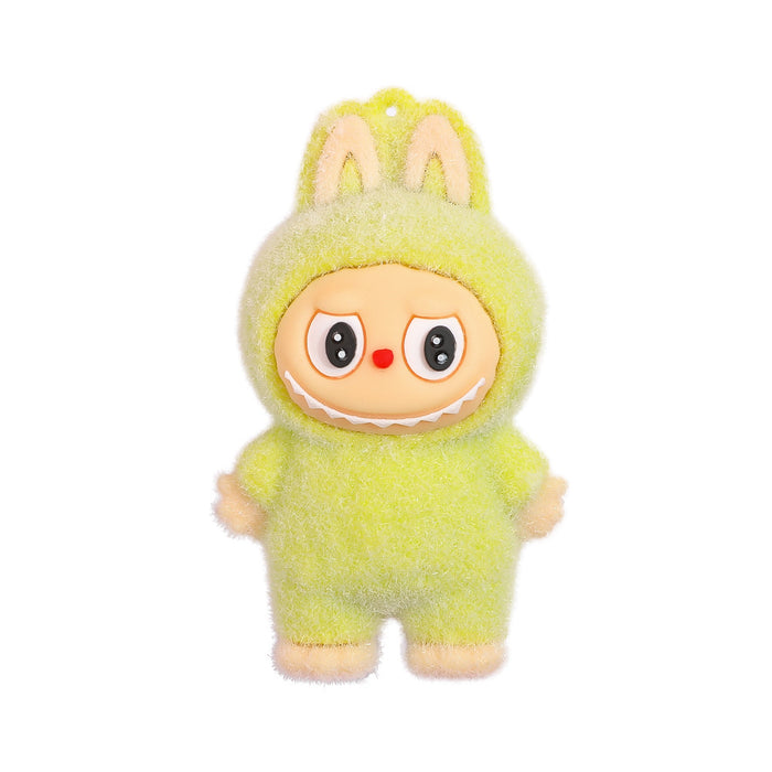 Wholesale Creative cute flocked silicone refrigerator magnet