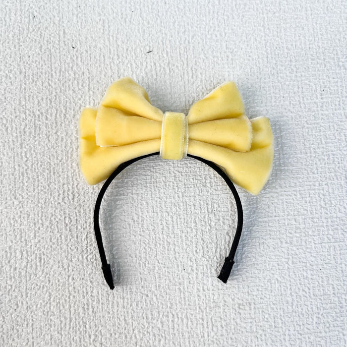 Wholesale Doll clothes sit party cloth cloth clothes accessories velvet bow hairband