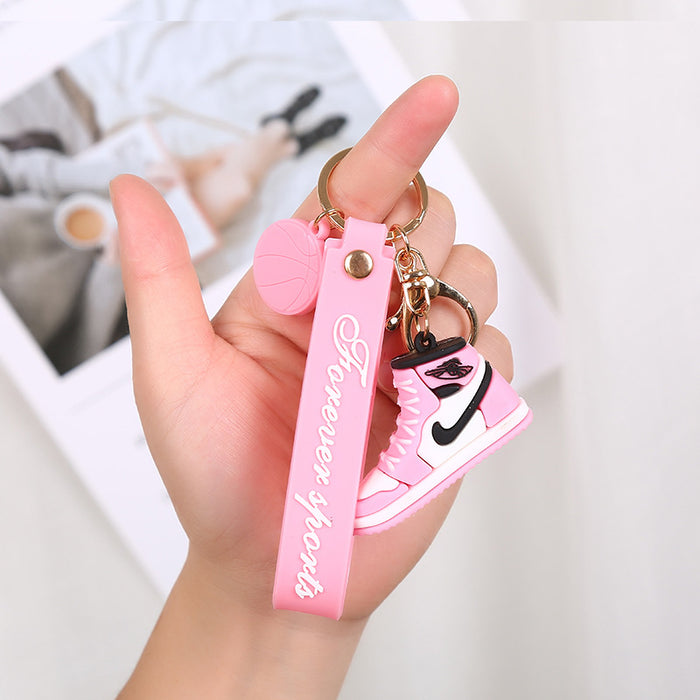 Wholesale Cute Cartoon Soft Rubber Doll Keychain JDC-KC-BoYue002