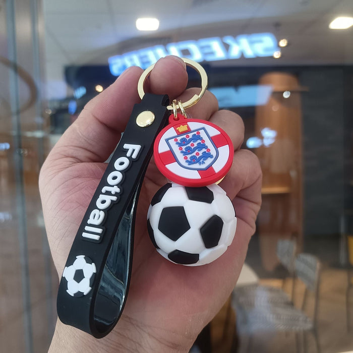 Wholesale Cartoon Football Commemorative Keychain