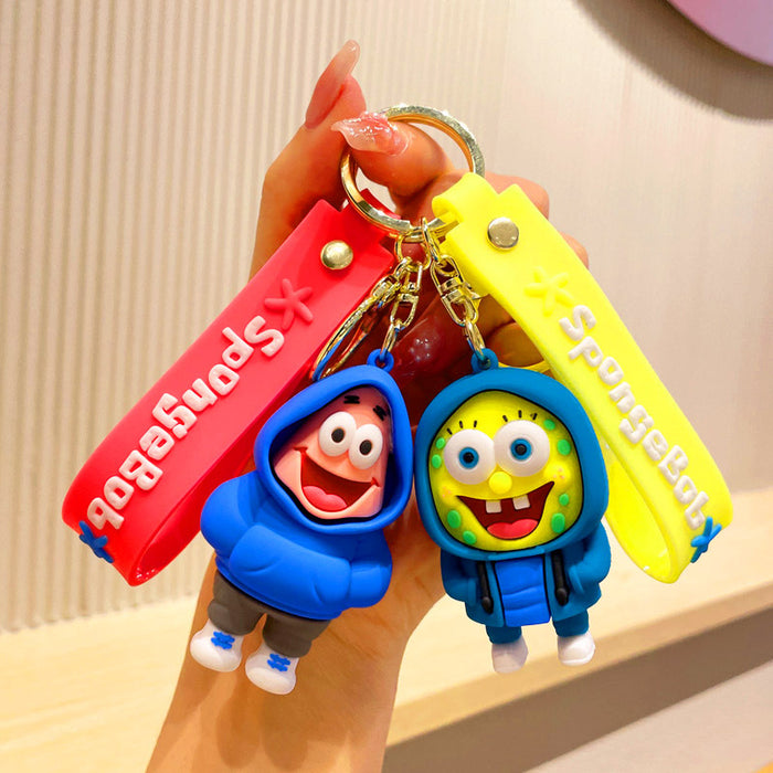 Wholesale Silicone Cartoon Sweatshirt Shoe Keychain JDC-KC-JuJi020