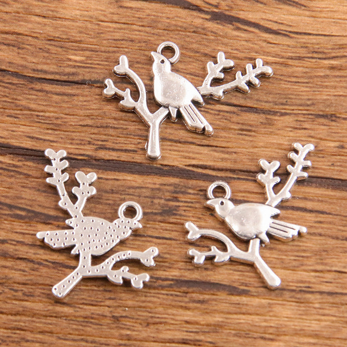 Wholesale Trendy 3 Styles Diecast Alloy Animal Pendant Charms Dinosaur Bird Bat Electroplated DIY Jewelry Making Bag Charm Car Key Accessory Gift