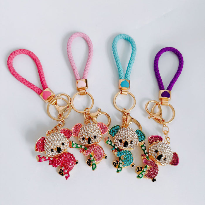 Wholesale Cute Cartoon Koala Zinc Alloy Keychain JDC-KC-ZhanLun021