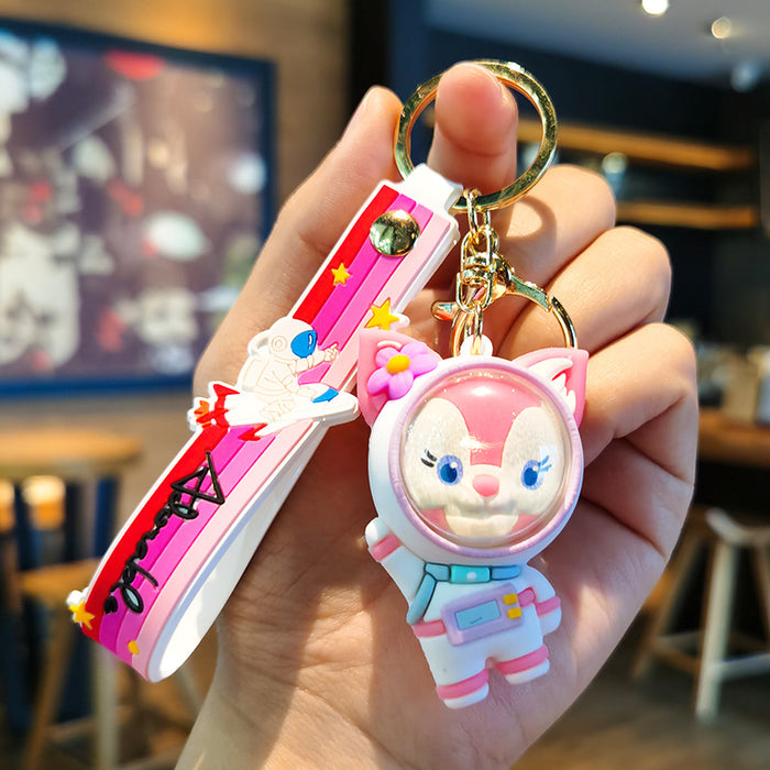 Wholesale Silicone Cartoon Doll Keychain JDC-KC-Tingm154