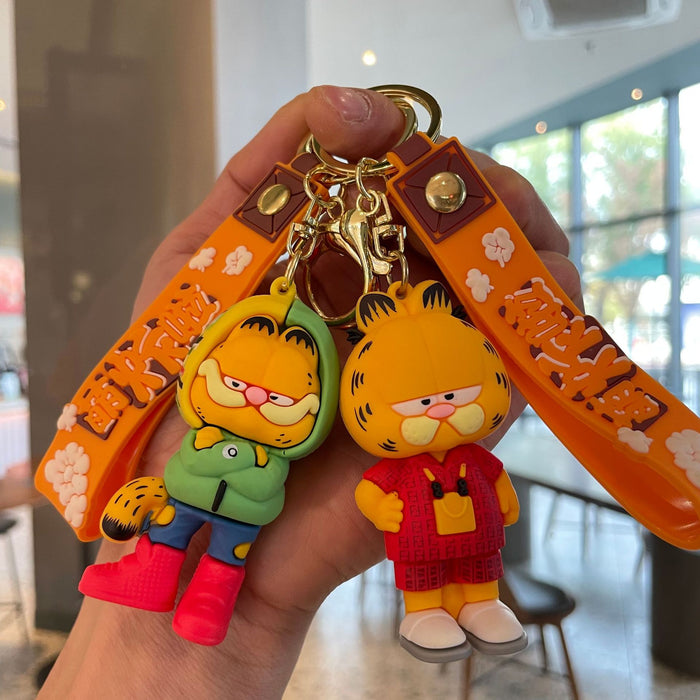 Wholesale Creative Cartoon Keychain Cute Cat Doll Bag Pendant Couple Keychain Small Gift Wholesale