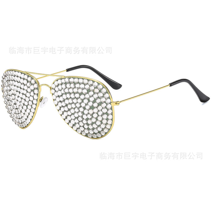 Wholesale Cat eye diamond studded flat mirror anti blue light new fashionable glasses frame personalized sunglasses glasses frame