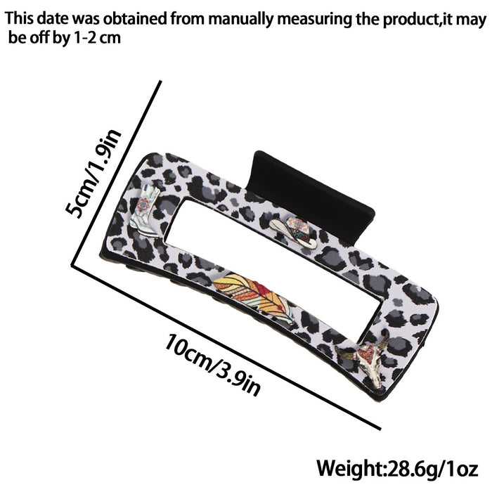 Wholesale Cowboy Grab Clip Hair Clips Accessories