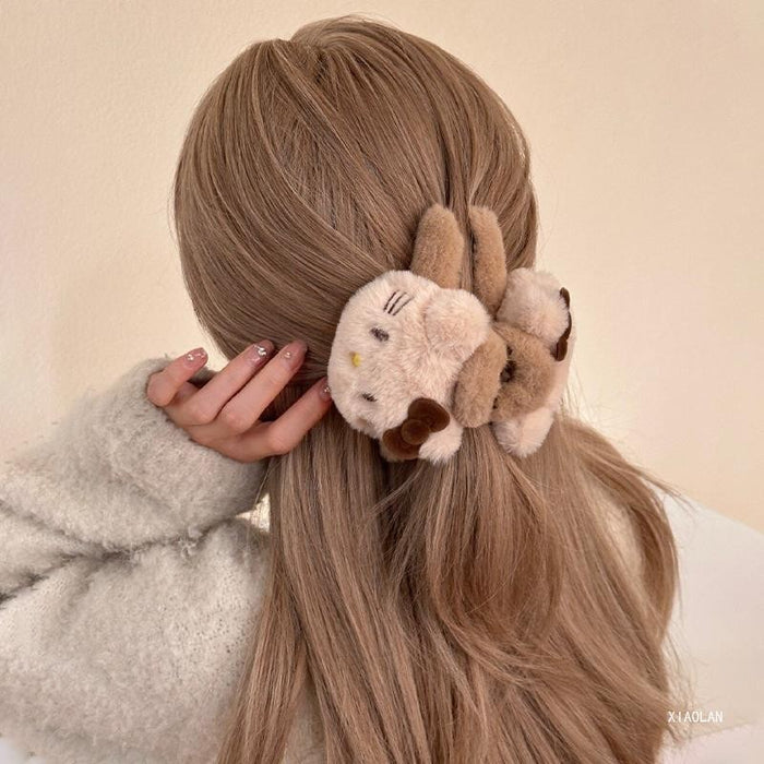 Wholesale Plush Cute Cartoon Large Hair Clips JDC-HC-Zhongx001