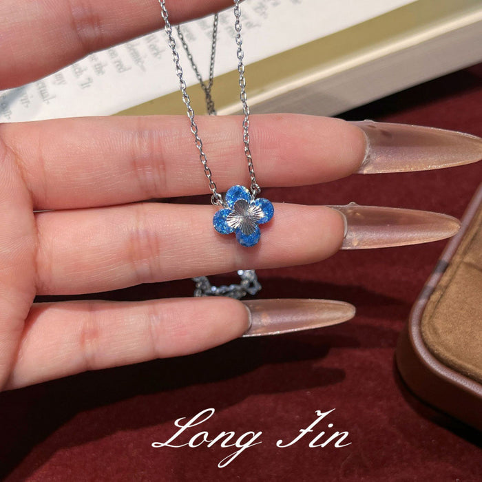 Wholesale Women's Four-Leaf Clover choker necklace Bracelet Earrings Set