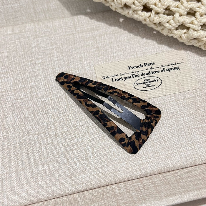 Wholesale Leopard Print BB Clip Bangs Clip Side Clip Broken Hairpin Hairpin Hairpin