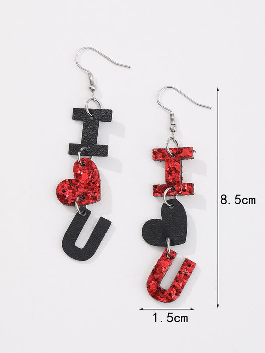Wholesale Valentine' s Day earrings Bohemian style wine glass earrings