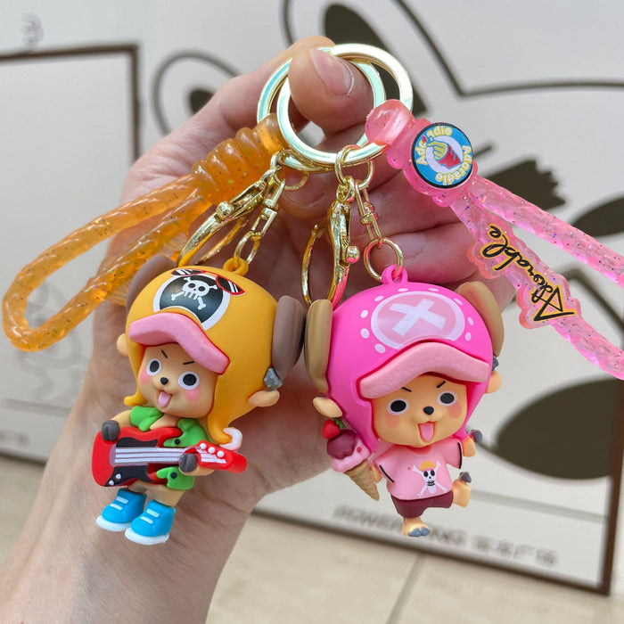 Wholesale Creative cartoon figurine keychain pendant backpack hanging decoration car keychain small gift wholesale