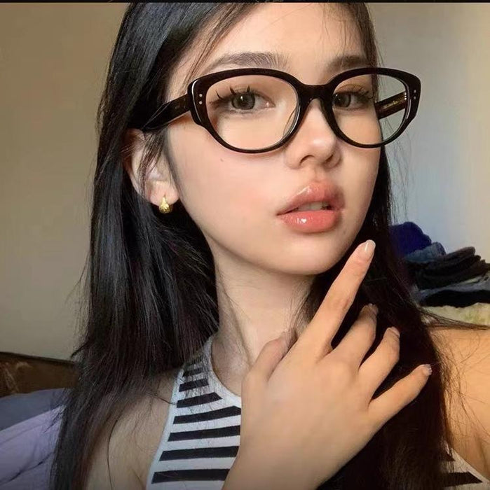 Wholesale Glasses frame, black frame, optical glasses, anti blue light, can be paired with retro sunglasses