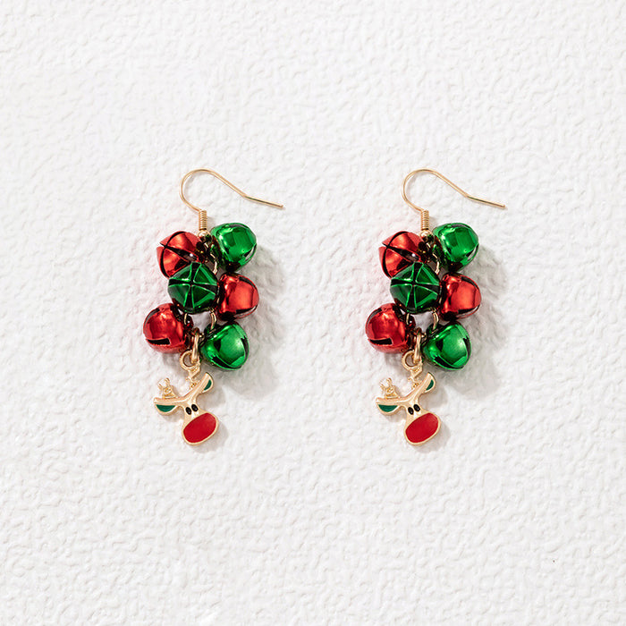 Wholesale Colorful Irregular Pearl Earrings Geometric Hip Hop Fashion Accessory MOQ≥2