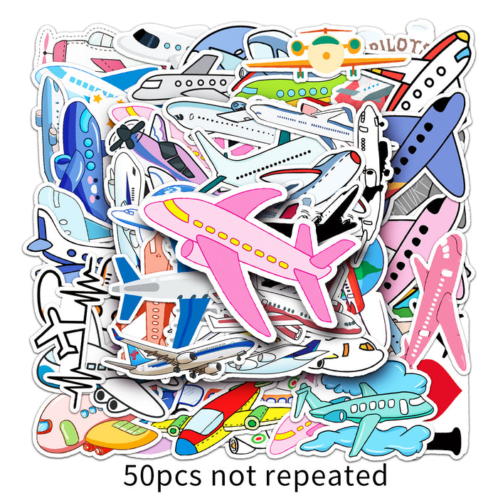 Wholesale 50pcs flying cartoon luggage stickers