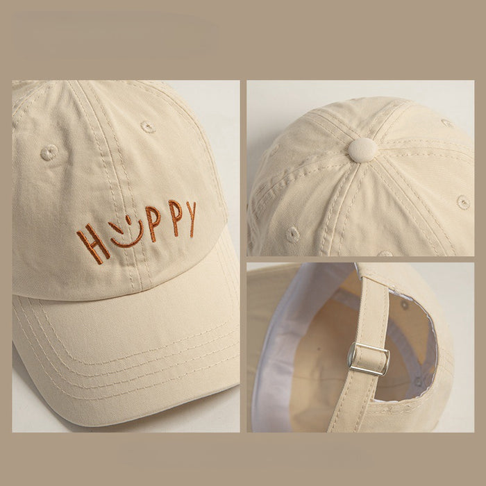 Wholesale Minimally embroidered soft top duckbill cap, versatile for couples, fashionable baseball cap