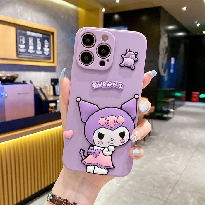 Wholesale Three-dimensional Silicone Cartoon Mobile Phone Case (S) JDC-PC-Longt005