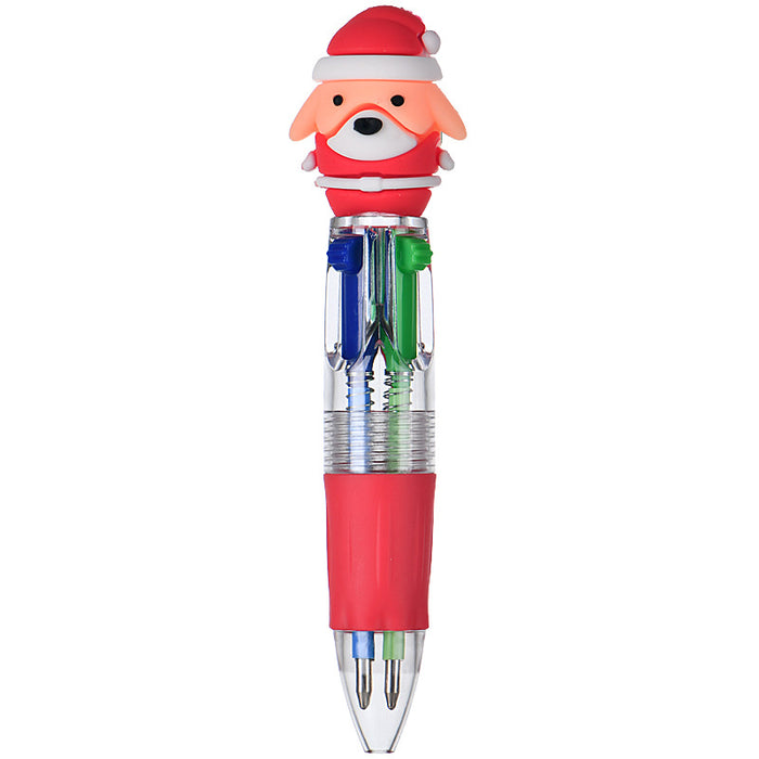 Wholesale Four-color ballpoint pen cute cartoon multi-color pen