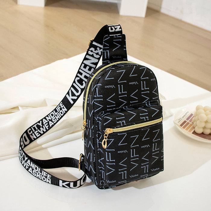 Wholesale Shoulder Bags Printed ribbon cross-body embroidered shoulder bag JDC-SD-OuFY002