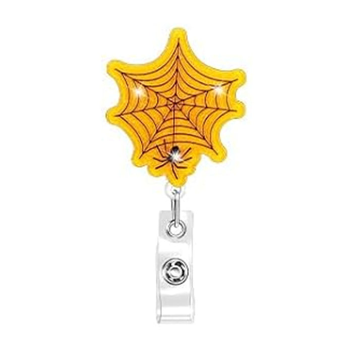 Wholesale Halloween Acrylic Retractable Clip Easy Pull Keychain JDC-KC-QiDing003