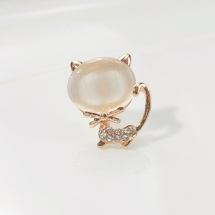 Wholesale Pearl  brooch small button shirt collar pin