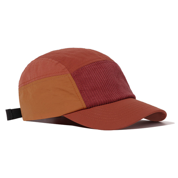 Wholesale Quick drying waterproof hat, size children's baseball cap, baby duckbill cap, sunshade, children's color blocking