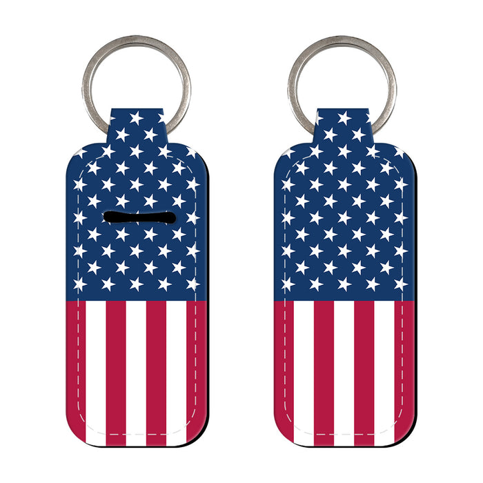 Wholesale Flag Pattern Keychains