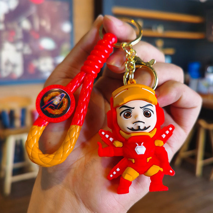 Wholesale Cartoon Doll Rubber Keychain JDC-KC-Tingm014