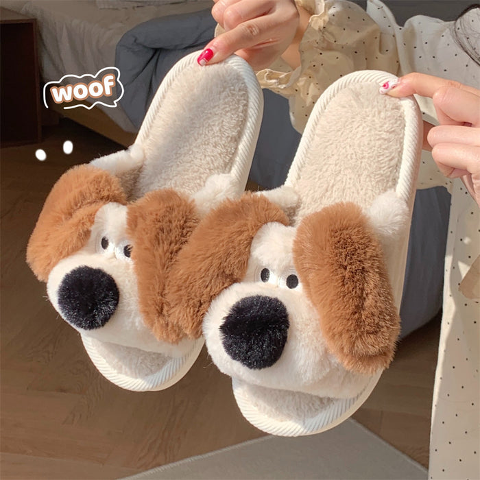 Wholesale Cute Cartoon Soft Bottom Cotton Slippers JDC-SP-RongHe008