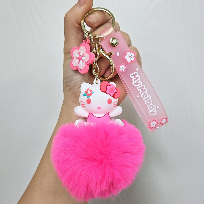 Wholesale Cartoon Ball PVC Keychain （S） JDC-KC-LuoYan006