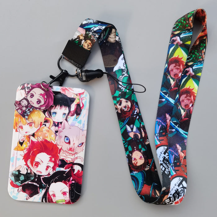 Wholesale Cartoon animation hard fit Lanyard Keychain