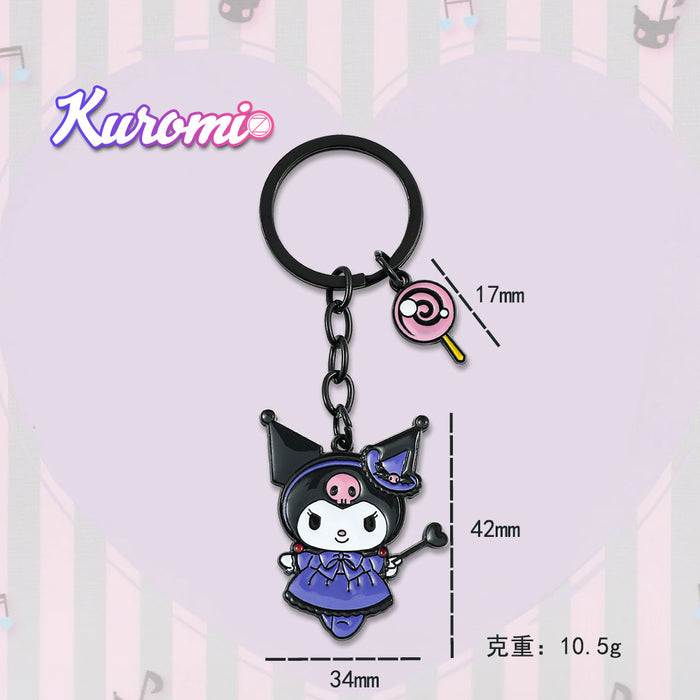 Wholesale Kuromi Keychain Cartoon Bag Pendant Sanrio Keychain Doll Pendant JDC-KC-BS003