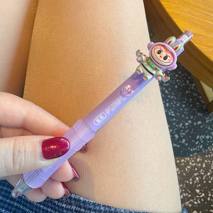 Wholesale Cartoon Cute Dopamine Press Gel Pen