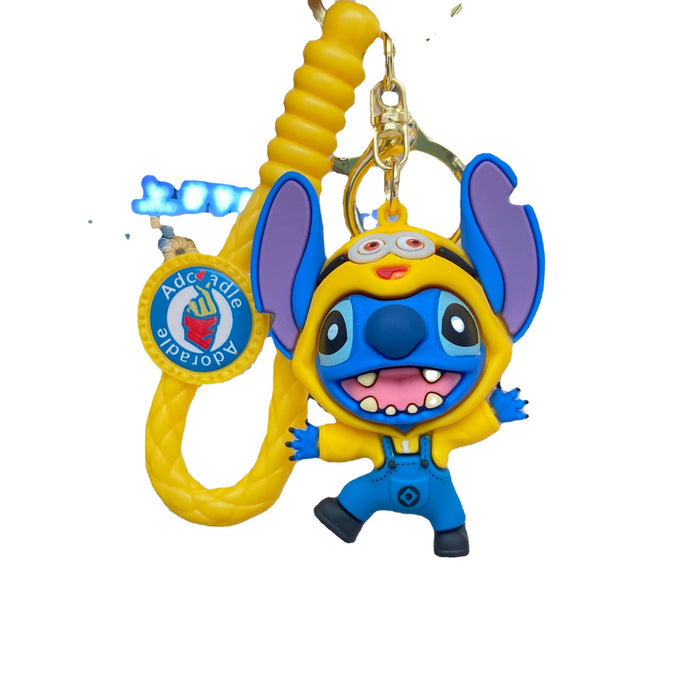 Wholesale Creative cartoon funny Keychain doll bag pendant