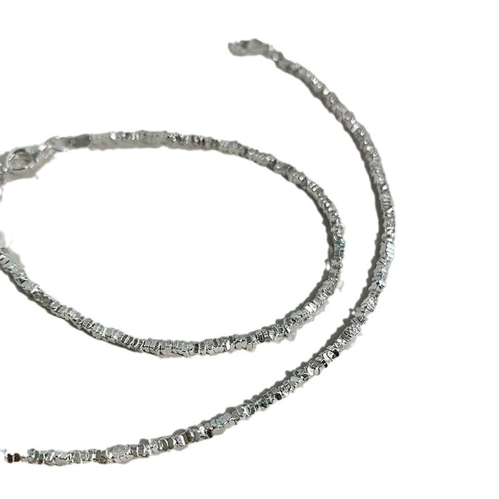 Wholesale Silver and pure silver bracelet for women, with a niche design that exudes a sense of luxury, light luxury, and geometric accessories