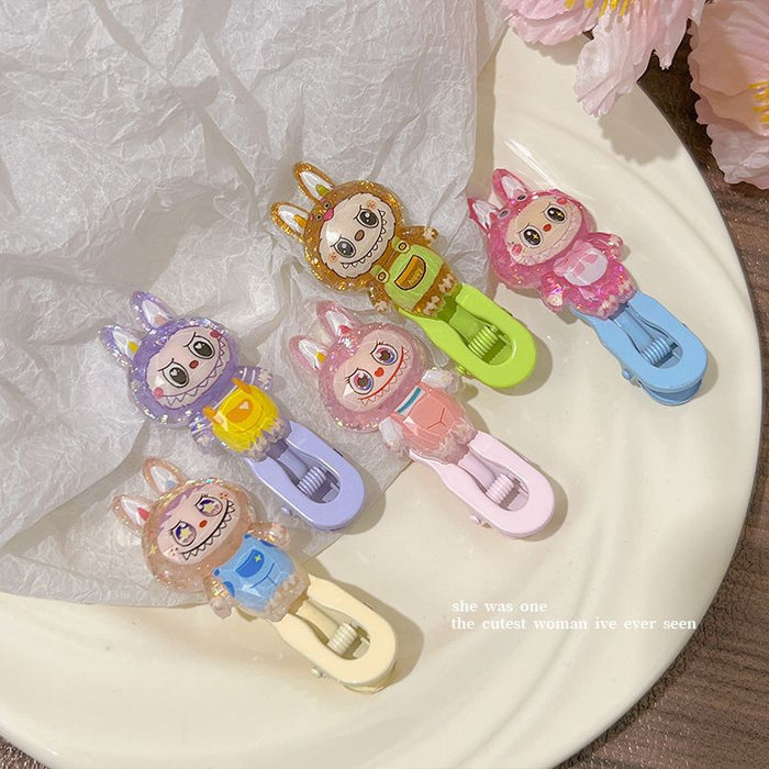 Wholesale hairpin children' s cute sweet side hairpin girly forehead bangs duckbill clip