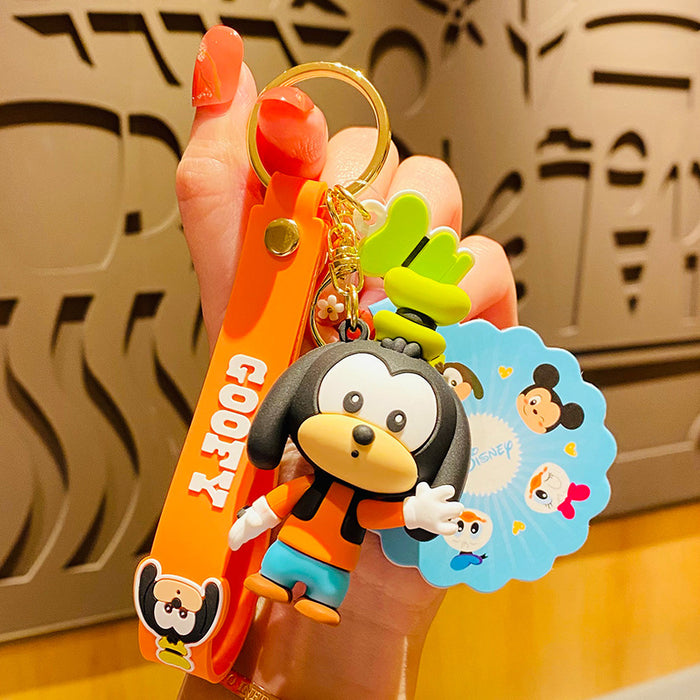 Wholesale Plastic Cartoon Doll Keychain JDC-KC-HongL002