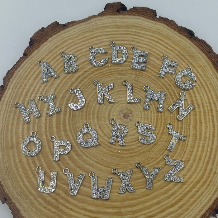 Wholesale Diamond letter pendant personality clavicle chain clothing luggage alloy jewelry accessories