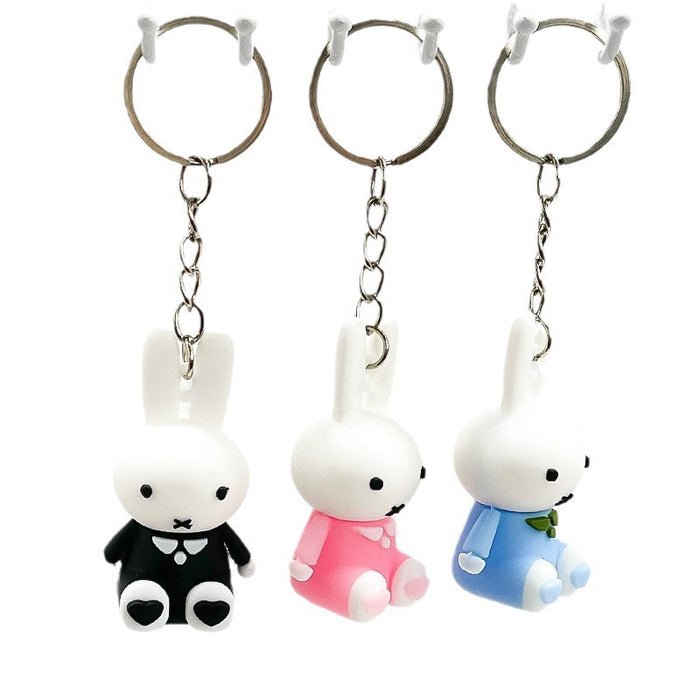 Wholesale  Cartoon cute  doll keychain schoolbag pendant car key chain