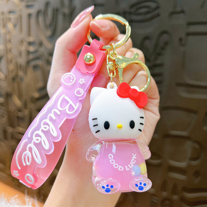 Wholesale Cartoon Acrylic Oil Keychain JDC-KC-YanG037